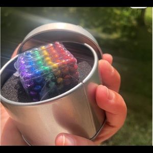 🌈 6 Set Magnetic Ball 215pcs 5mm cube 6 colors